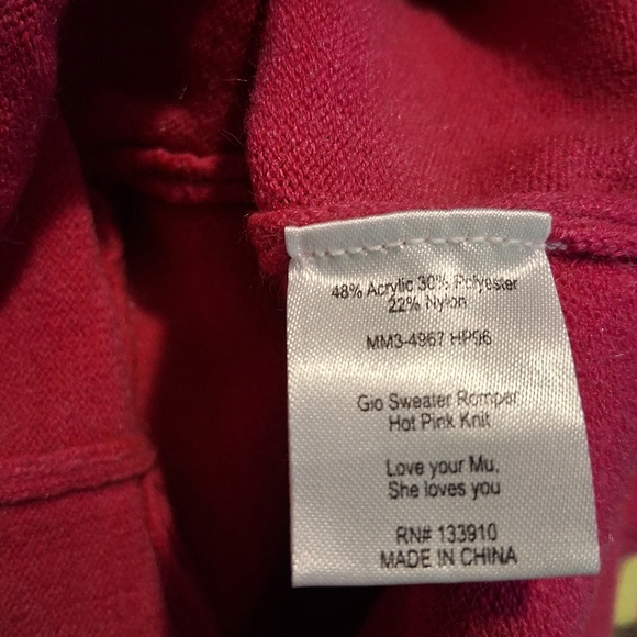 Show Me Your MuMu Womens Gio Sweater Romper Size XS NWT - Picture 6 of 8